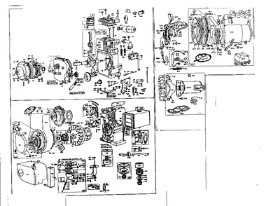 Replacement Parts Diagram and Parts List for 146400-146468 1010 - 1071 Briggs and Stratton Engine